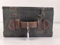 1.Weltkrieg, Transportkasten Holz " Vorratsteile schwere Feldhaubitze 09" Originallack, Maße etwa 24 x 34 x 15cm