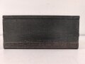 1.Weltkrieg, Transportkasten Holz " Vorratsteile schwere Feldhaubitze 09" Originallack, Maße etwa 24 x 34 x 15cm
