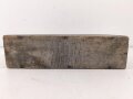 1.Weltkrieg, Patronenkasten für den Gurt zum Maschinengewehr MG08 und 08/15. Originallack, ungereinigt