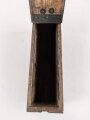 1.Weltkrieg, Patronenkasten für den Gurt zum Maschinengewehr MG08 und 08/15. Originallack, ungereinigt