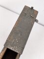 1.Weltkrieg, Patronenkasten für den Gurt zum Maschinengewehr MG08 und 08/15. Zusätzliche Bügel angebracht und überlackiert