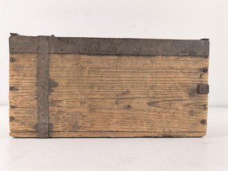 1.Weltkrieg, Patronenkasten für den Gurt zum Maschinengewehr MG08 und 08/15.