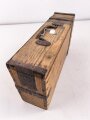 1.Weltkrieg, Patronenkasten für den Gurt zum Maschinengewehr MG08 und 08/15.