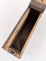 1.Weltkrieg, Patronenkasten für den Gurt zum Maschinengewehr MG08 und 08/15.