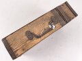 1.Weltkrieg, Patronenkasten für den Gurt zum Maschinengewehr MG08 und 08/15.
