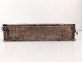 1.Weltkrieg, Kasten Sattler Werkzeug. Gebraucht, ungereinigt, mit Einsätzen. Maße etwa 65 x 40 x 15cm