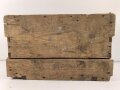 1.Weltkrieg, Kasten Sattler Werkzeug. Gebraucht, ungereinigt, mit Einsätzen. Maße etwa 65 x 40 x 15cm