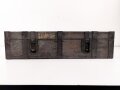 1.Weltkrieg, Transportkasten zum Heeres Sauerstoff Schutzgerät. Originallack, Maße etwa 47 x 72 x 18 cm