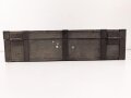 1.Weltkrieg, Transportkasten zum Heeres Sauerstoff Schutzgerät. Originallack, Maße etwa 47 x 72 x 18 cm