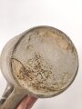 1.Weltkrieg,  Steingut Bierkrug 0,5 Liter "Zum Feldgrauen Lille 1914 1916"  Ungereinigtes Stück