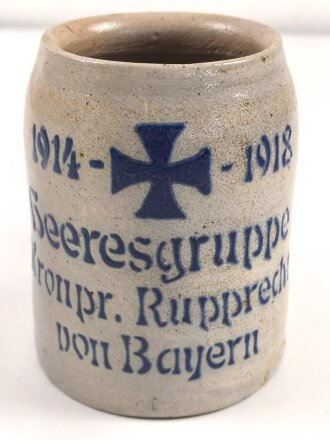 1.Weltkrieg,  Steingut Bierkrug 0,5 Liter...