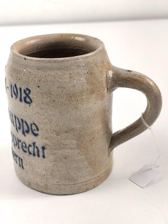 1.Weltkrieg,  Steingut Bierkrug 0,5 Liter...