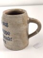 1.Weltkrieg,  Steingut Bierkrug 0,5 Liter "Heeresgruppe Kronprinz Rupprecht von Bayern 1914 1916"  Ungereinigtes Stück