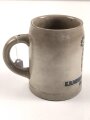 1.Weltkrieg,  Steingut Bierkrug 0,5 Liter "Königlich bayrisches Minenwerfer Ers. Batl. No.1 München"  Ungereinigtes Stück