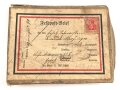 1.Weltkrieg,  leerer Feldpostbrief, Maße etwa 11 x 14,5 x 2cm