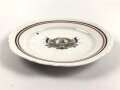 1.Weltkrieg, patriotischer Porzellanteller "v. Hindenburg" Durchmesser 16 cm, kleiner Sprung am Rand