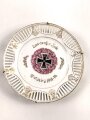 1.Weltkrieg, patriotischer Porzellanteller "Aus großer Zeit - Weltkrieg 1914-16" Durchmesser 19,3 cm