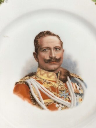 1.Weltkrieg, patriotischer Porzellanteller "Kaiser...
