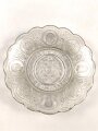 1.Weltkrieg, patriotischer Glasteller "Deutscher Reichsteller" Durchmesser 23,5 cm