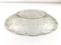 1.Weltkrieg, patriotischer Glasteller "Deutscher Reichsteller" Durchmesser 23,5 cm