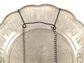 Patriotischer Glasteller "Wir Deutschen fürchten Gott, sonst nichts auf dieser Welt 1815-1895" Durchmesser 23 cm
