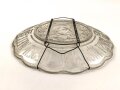 Patriotischer Glasteller "Wir Deutschen fürchten Gott, sonst nichts auf dieser Welt 1815-1895" Durchmesser 23 cm