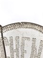 Patriotischer Glasteller "Wir Deutschen fürchten Gott, sonst nichts auf dieser Welt 1815-1895" Durchmesser 23 cm