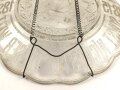 Patriotischer Glasteller "Wir Deutschen fürchten Gott, sonst nichts auf dieser Welt 1815-1895" Durchmesser 23 cm