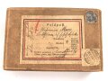 1.Weltkrieg,  leeres Feldpostpaket, Maße etwa 12 x 18 x 4cm