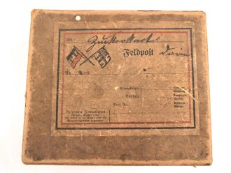 1.Weltkrieg,  leeres Feldpostpaket, Maße etwa 13 x...
