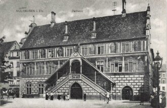 Ansichtskarte "Mülhausen i. Els. - Rathaus"