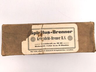 1.Weltkrieg, Leere Umverpackung zum Spiritus "...