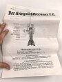 1.Weltkrieg, Leere Umverpackung zum Spiritus " Kriegslicht Brenner H.S."