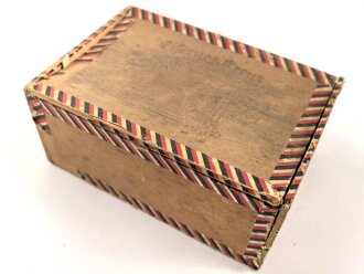 1.Weltkrieg, patriotische Zigarrenverpackung "...