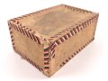 1.Weltkrieg, patriotische Zigarrenverpackung " Eisernes Kreuz" Maße etwa 12,5 x 18 x 8cm, ungereinigt