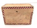 1.Weltkrieg, patriotische Zigarrenverpackung " Eisernes Kreuz" Maße etwa 12,5 x 18 x 8cm, ungereinigt