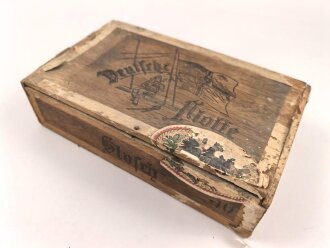 1.Weltkrieg, patriotische Zigarrenverpackung "...