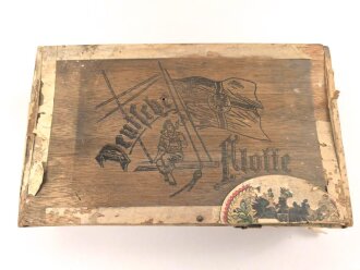 1.Weltkrieg, patriotische Zigarrenverpackung "...