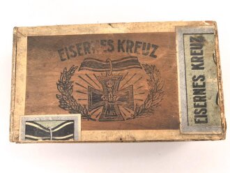 1.Weltkrieg, patriotische Zigarrenverpackung "...