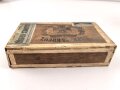 1.Weltkrieg, patriotische Zigarrenverpackung " Eisernes Kreuz" Maße etwa 12 x 21 x 5,5cm, ungereinigt, Boden defekt