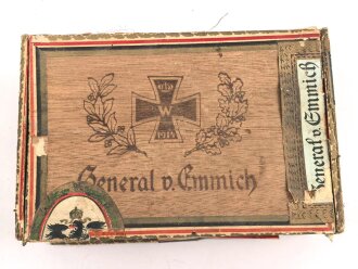 1.Weltkrieg, patriotische Zigarrenverpackung "...