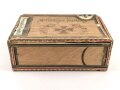 1.Weltkrieg, patriotische Zigarrenverpackung " General v. Emmich" Maße etwa 12 x 18 x 7cm. defekt, ungereinigt