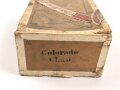 1.Weltkrieg, patriotische Zigarrenverpackung " Prinz Heinrich" Maße etwa 12 x 19 x 8cm. defekt, ungereinigt