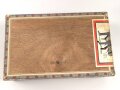 1.Weltkrieg, patriotische Zigarrenverpackung " Habt acht" Maße etwa 15x 24 x 6,5cm. defekt, ungereinigt