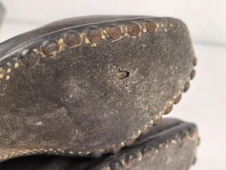 Kaiserreich und 1. Weltkrieg, paar Stiefel für berittene Mannschaften. In gutem Zustand, Kammerqualität, Sohlenlänge 28,5cm