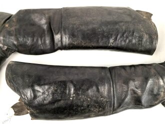 Kaiserreich und 1. Weltkrieg, paar Stiefel für berittene Mannschaften. In gutem Zustand, Kammerqualität, Sohlenlänge 28,5cm