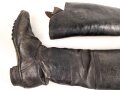 Kaiserreich und 1. Weltkrieg, paar Stiefel für berittene Mannschaften. In gutem Zustand, Kammerqualität, Sohlenlänge 28,5cm