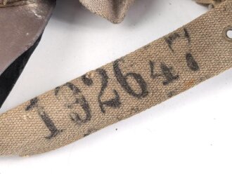 Italien 2. Weltkrieg, Gasmaske Modell T.35R. Gummi weich