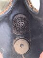 Italien 2. Weltkrieg, Gasmaske Modell T.35R. Gummi weich