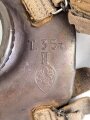 Italien 2. Weltkrieg, Gasmaske Modell T.35R. Gummi weich